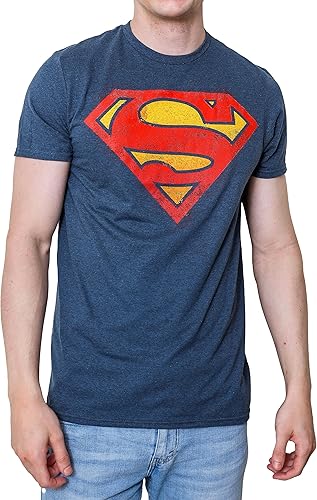 SUPERMAN Camiseta para adulto con símbolo de la Liga de la Justicia DC
