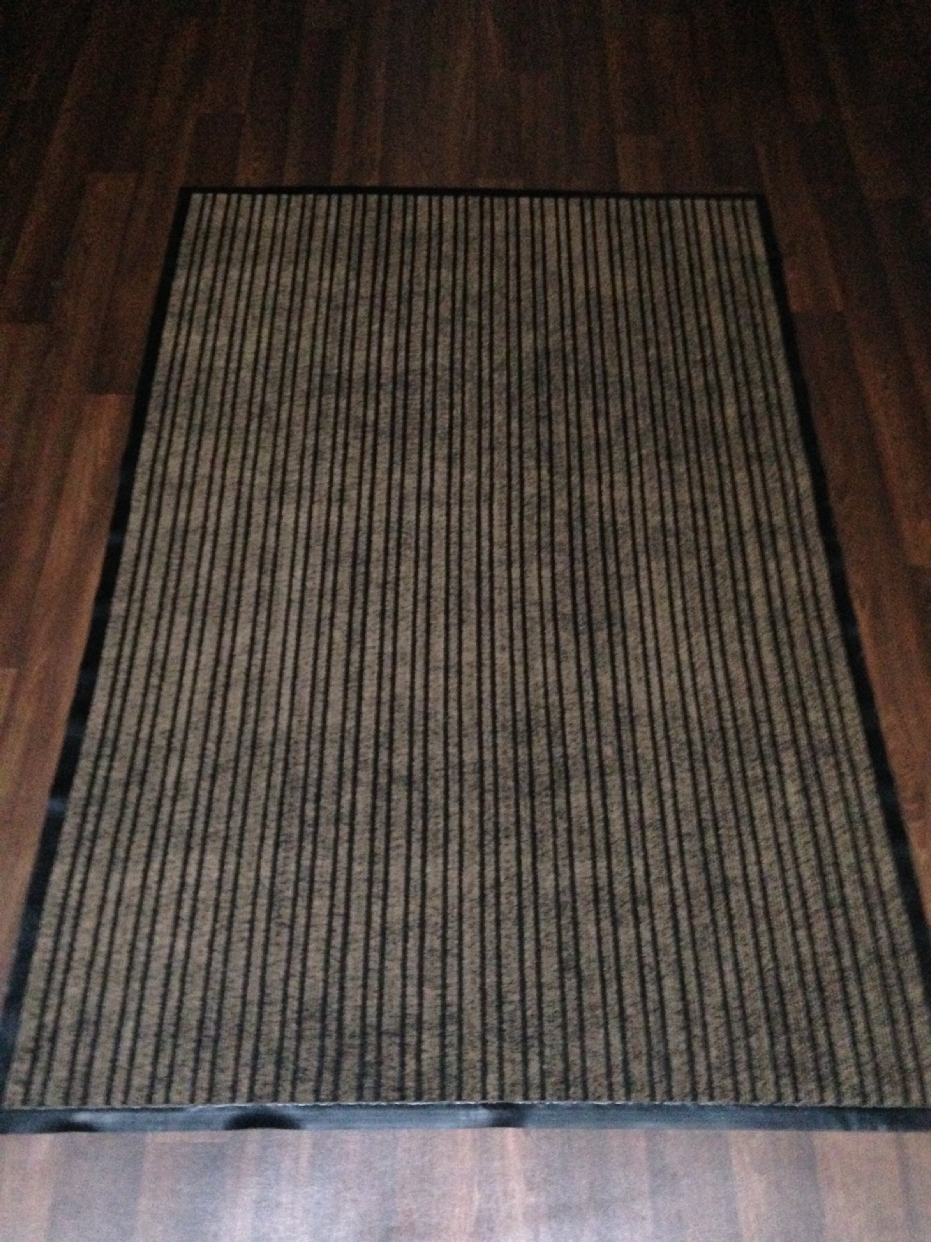 New Entrance Heavy Duty Rubber Edged Runner Mat Brown 100cm x 150cm