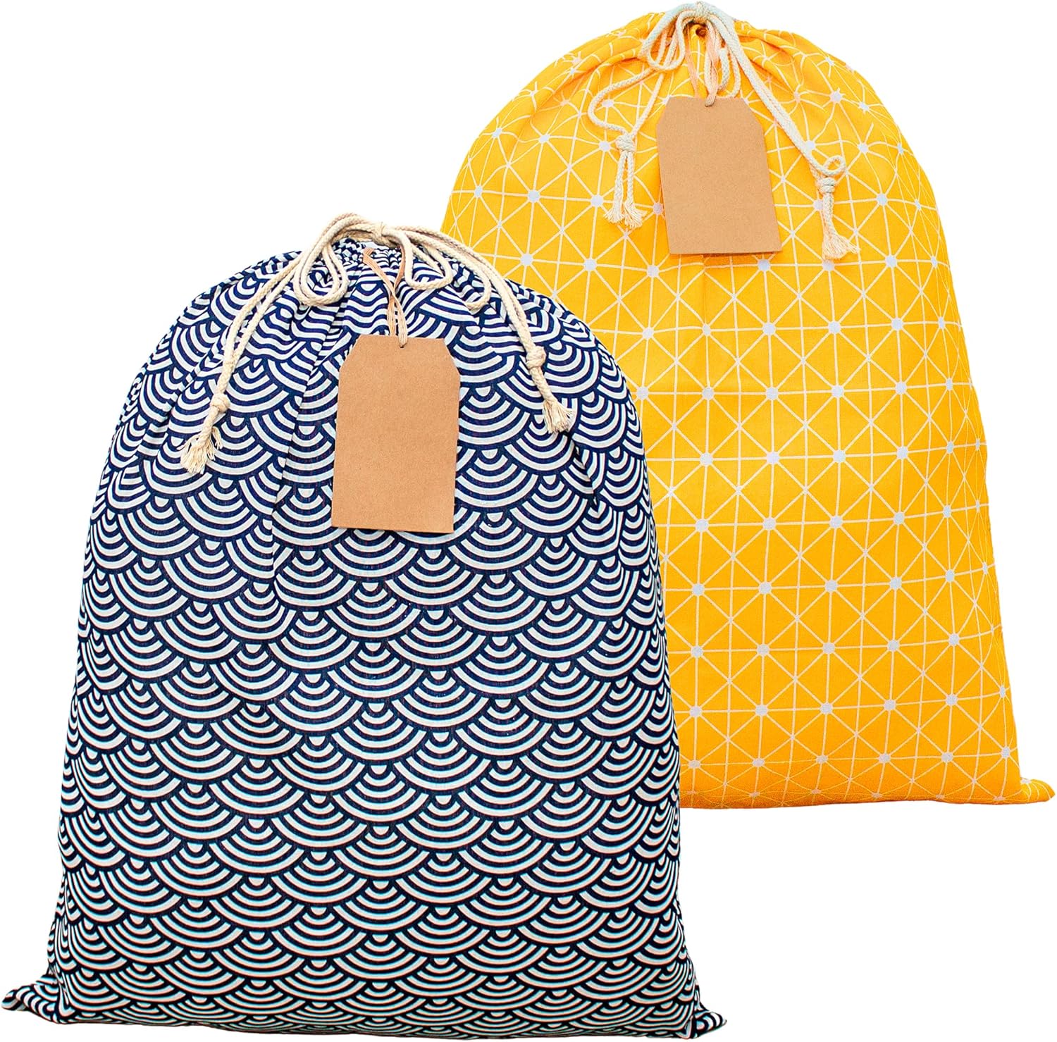 ERIBAGZ 2 pcs Giant gift bag 35.43” x 27.55”. Bonus: 5 gift tags & string. Reusable Jumbo gift bag. Extra large gift bag. XL gift bag. Ed. 1.