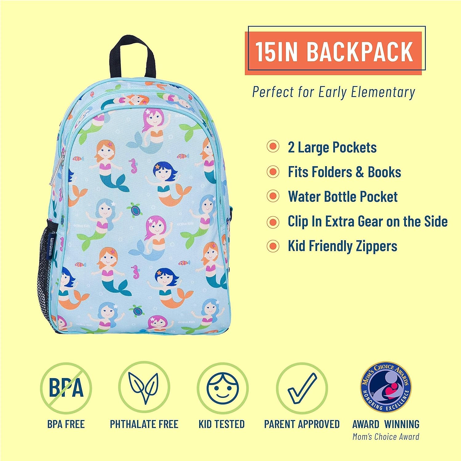 Wildkin Paquete De Mochila Y Paraguas Para Niños De 17