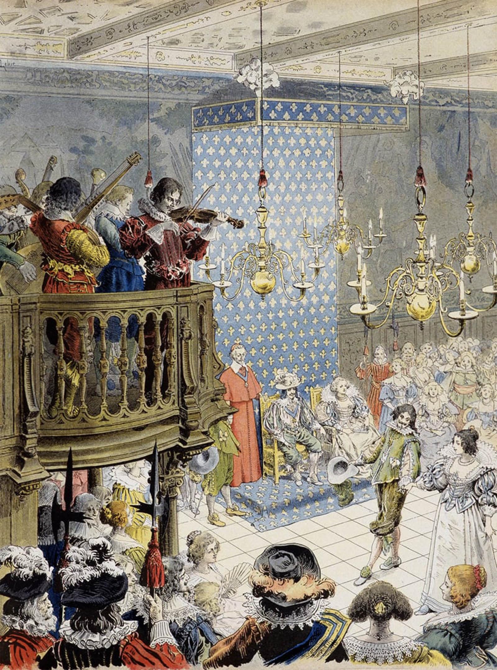 Artxlxxbn No Frame Famous Prints Artwork Pictures Poster Painting Art The Ball At The Court In Richelieu By Maurice Leloir Artwork Landscape Pictures For Home Decor 60X90cm