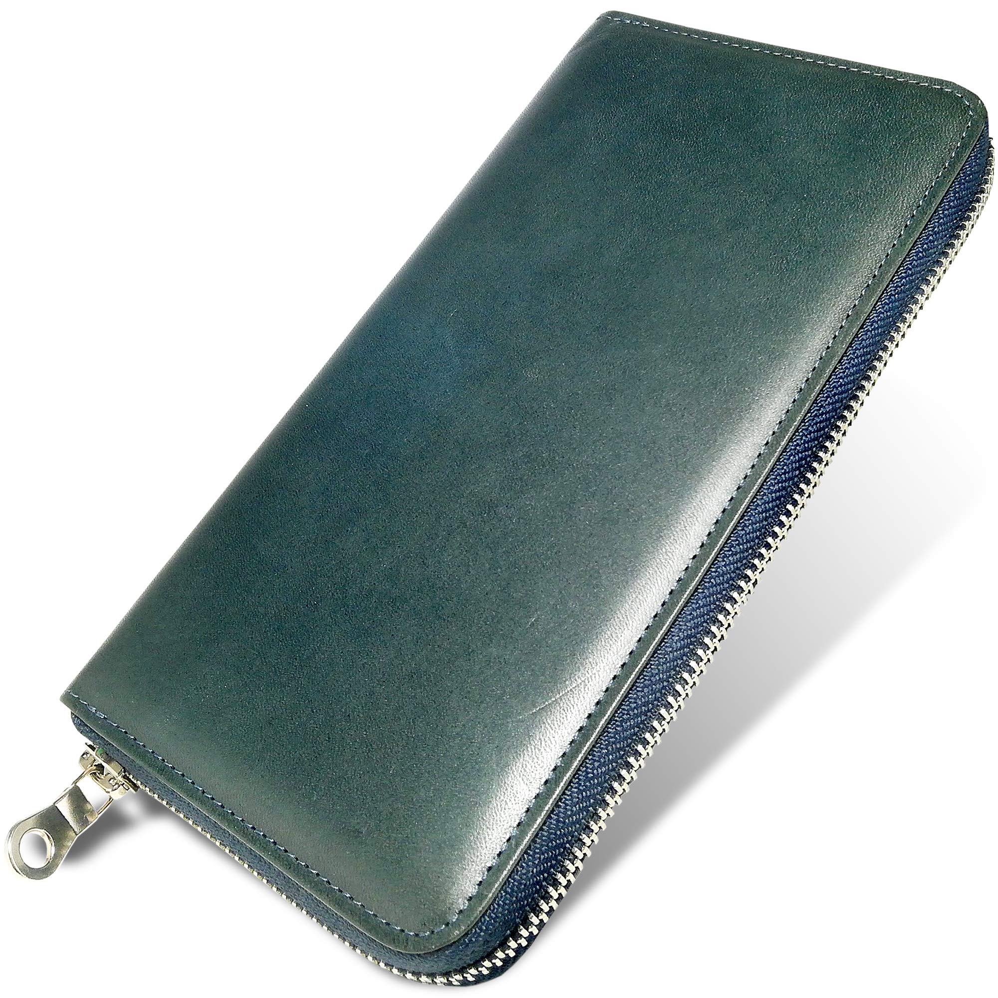 栃木レザー 長財布 TGT-3360 (ネイビー)