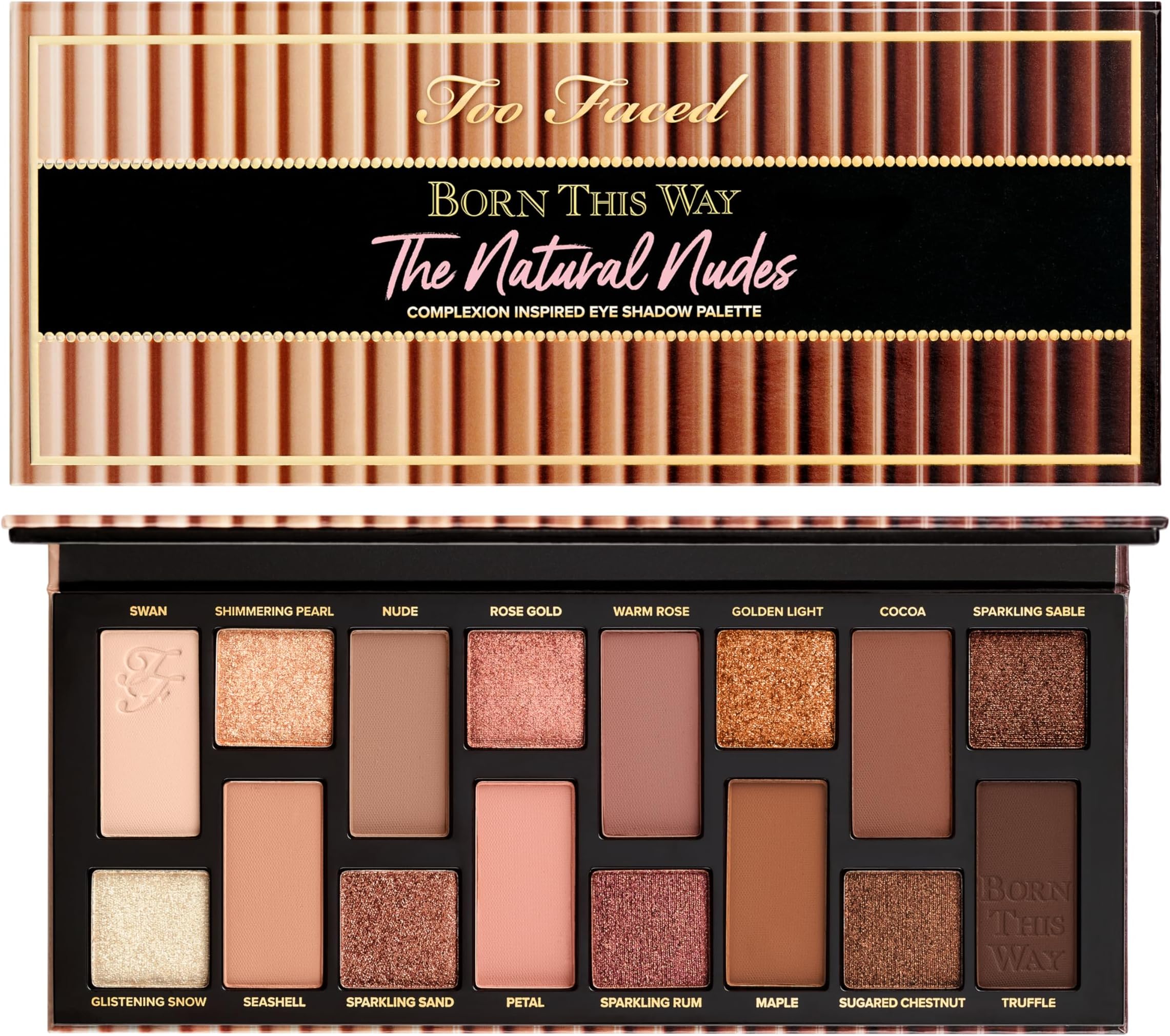 Too Faced Born This Way The Natural Nudes Eye Shadow Palette | High Pigment + Shimmer, 0.42 Ounce