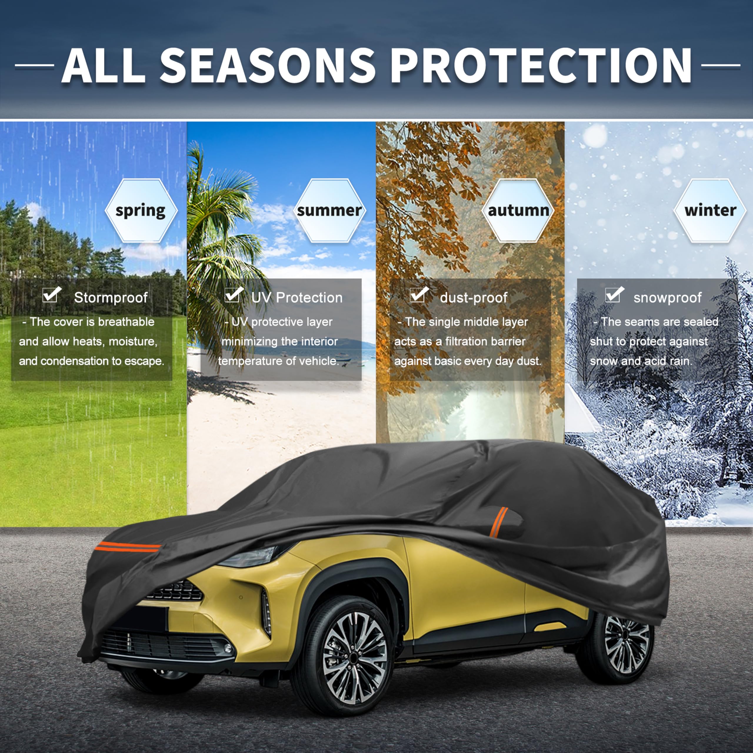 A ABSOPRO Funda De Coche para Toyota Yaris Cross 2020-2024 1Pc