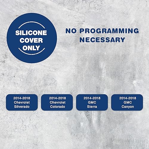 Miniatura 4 de KeyGuardz - Funda protectora para llave de coche inteligente sin llave para Chevy GMC Sieraa Silverado (paquete de 2)