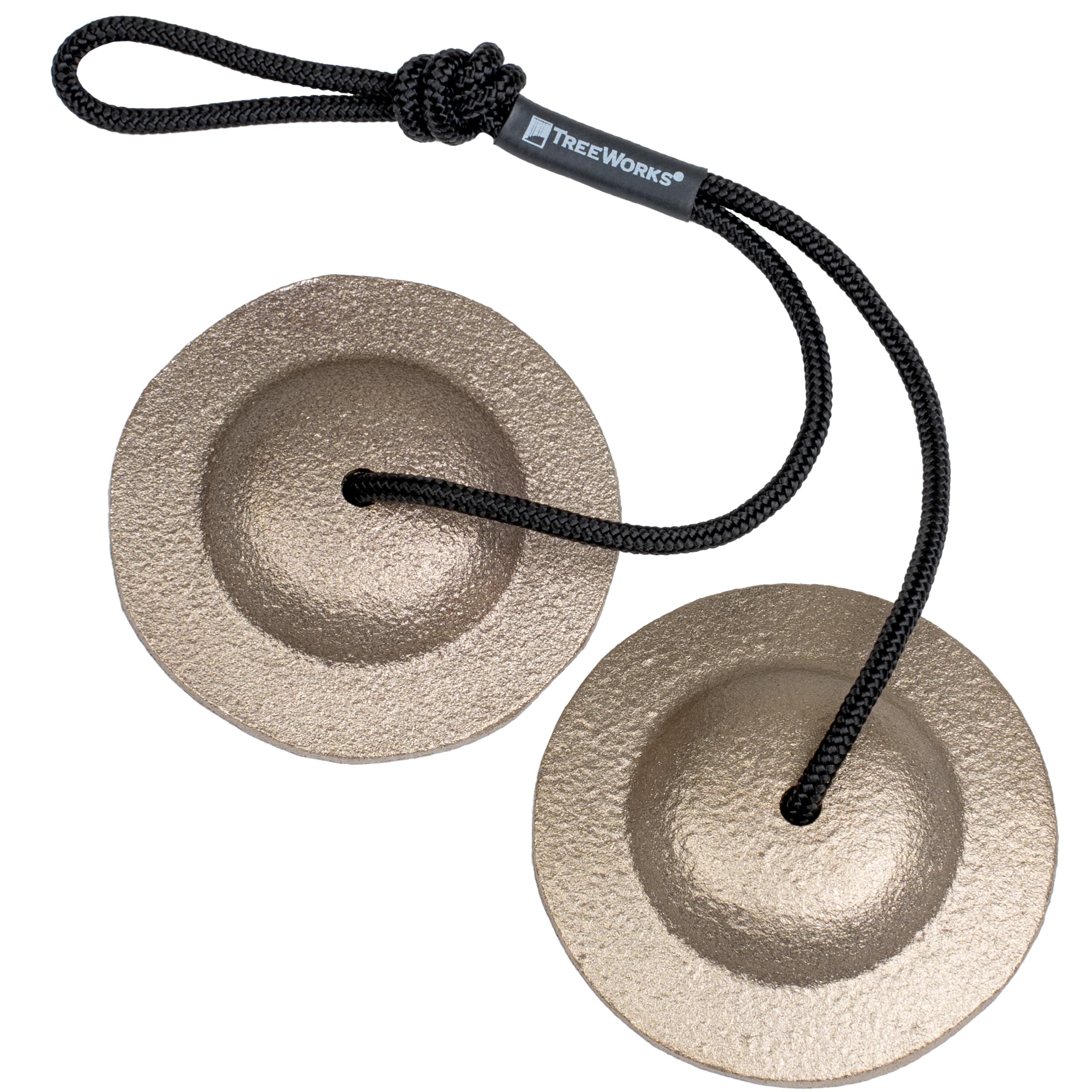 TreeWorks Chimes TRE-FC02 Made in USA Single Pair of Symphonic Quality Finger Cymbals (VIDEO)