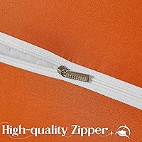 Vista 6 de SiinvdaBZX Sábana bajera ajustable con cremallera solo para cama individual, protector de colchón de microfibra ultrasuave con cremallera, funda