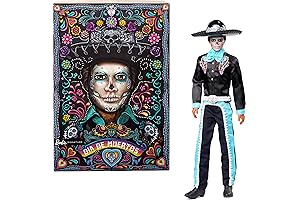 2024 Día De Muertos Ken Barbie Doll Collector Edition in Black Suit