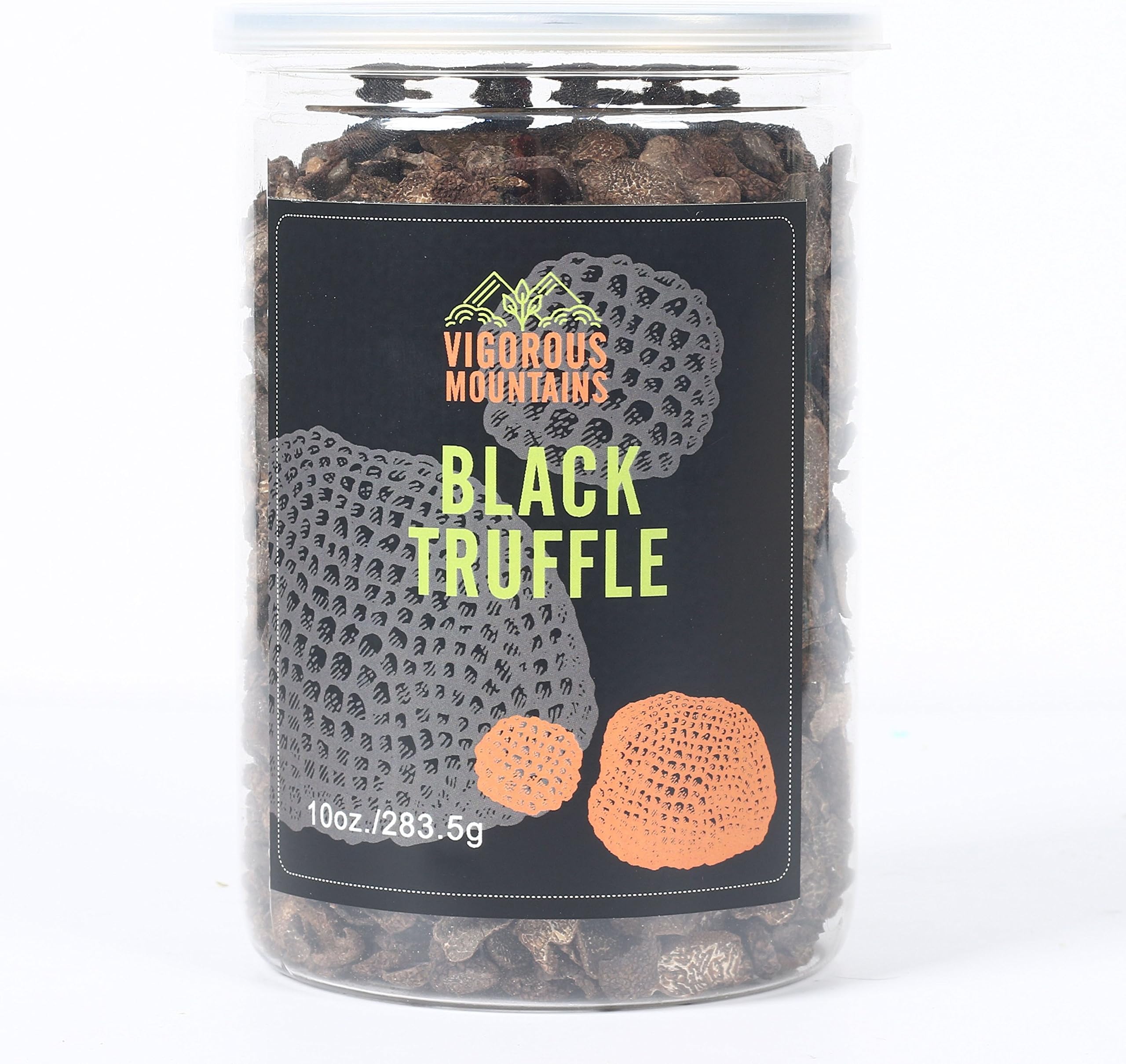Vigorous Mountains Dried Winter Black Truffle Mushrooms Slices 10 Ounce