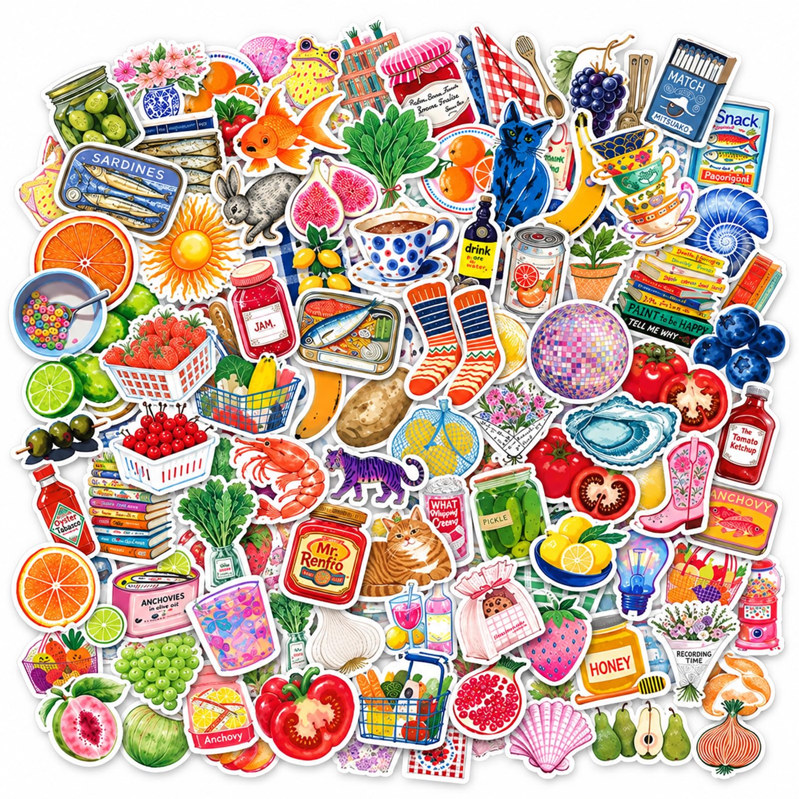 Scrapbook Supplies Stickers for Adults, Cute Journaling Laptop Decals — image 1