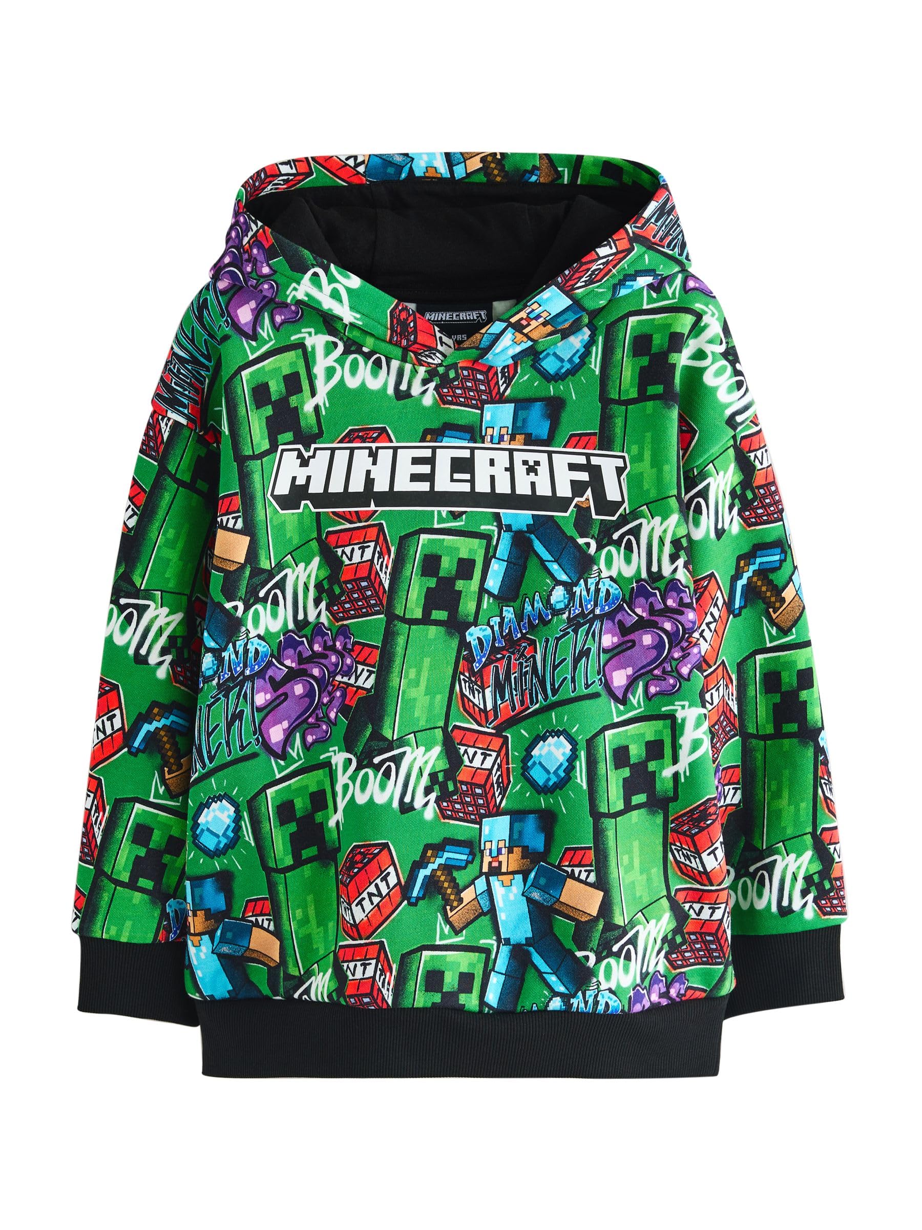 NEXT Garçon Sweat à Capuche Minecraft