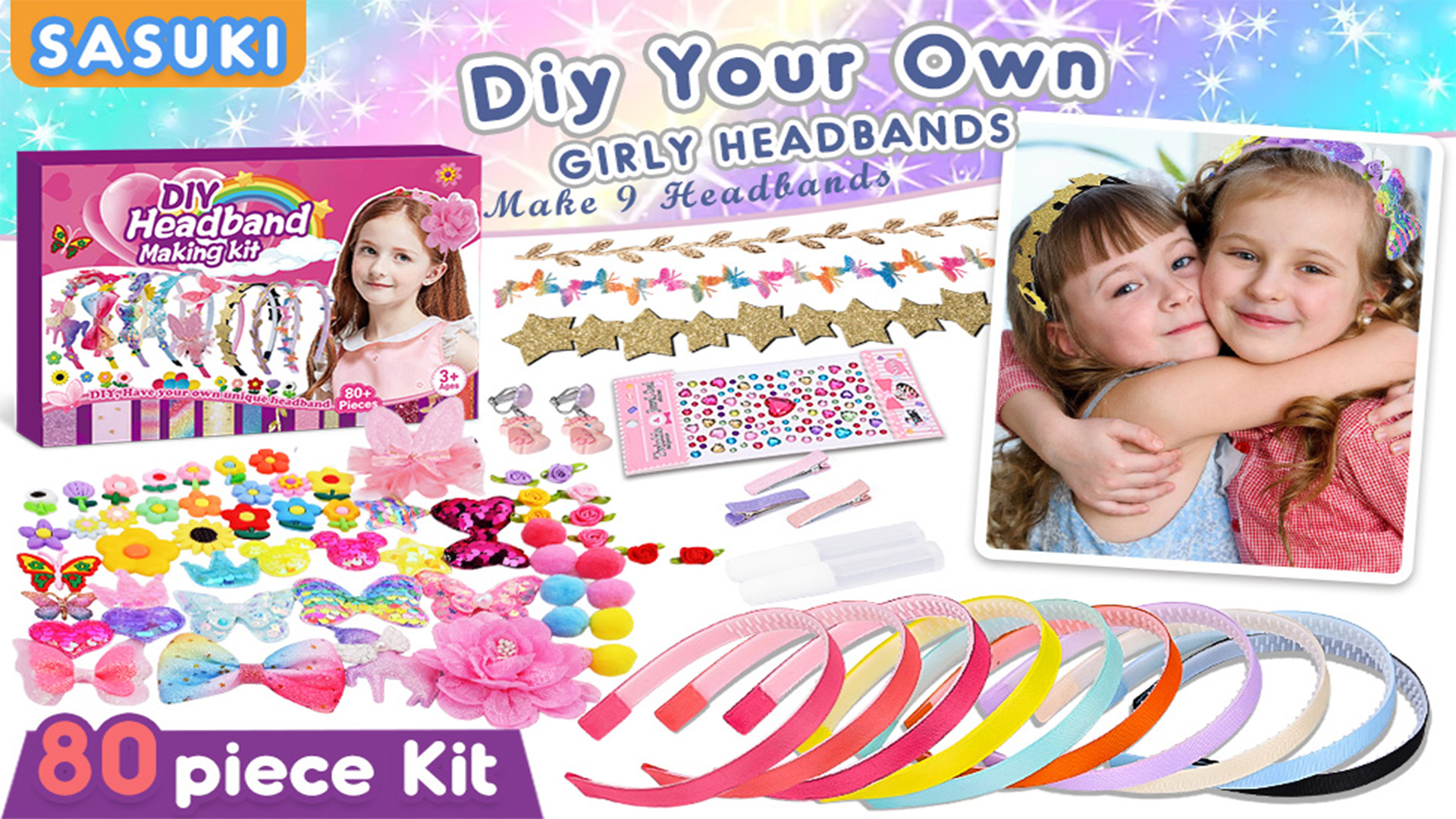 Kit Creativo Per Fare La Fascia Per Le Ragazze Fai Da Te Arti E - 7