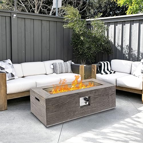 outdoor wood fireplace