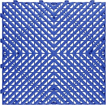 Interlocking Garage Floor Tiles - 0.79in,Vented, Self-Draining, Non-Slip Flooring, Modular, Virgin Polypropylene, Ideal for Garages, Patios, Basements, Decks -51.6 sq ft Blue, 30PCS