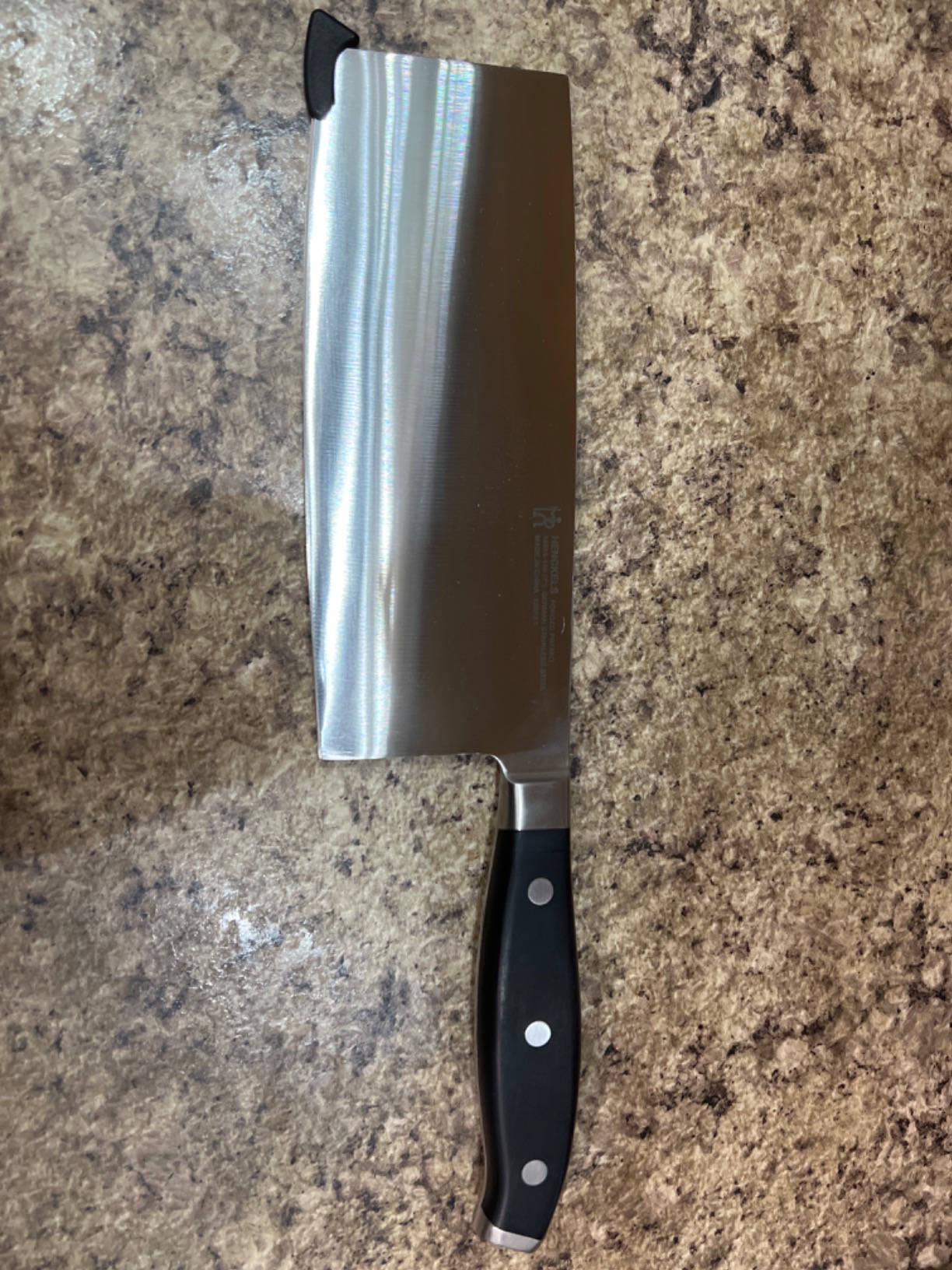 ZWILLING Henckels Cleaver satin blade detail