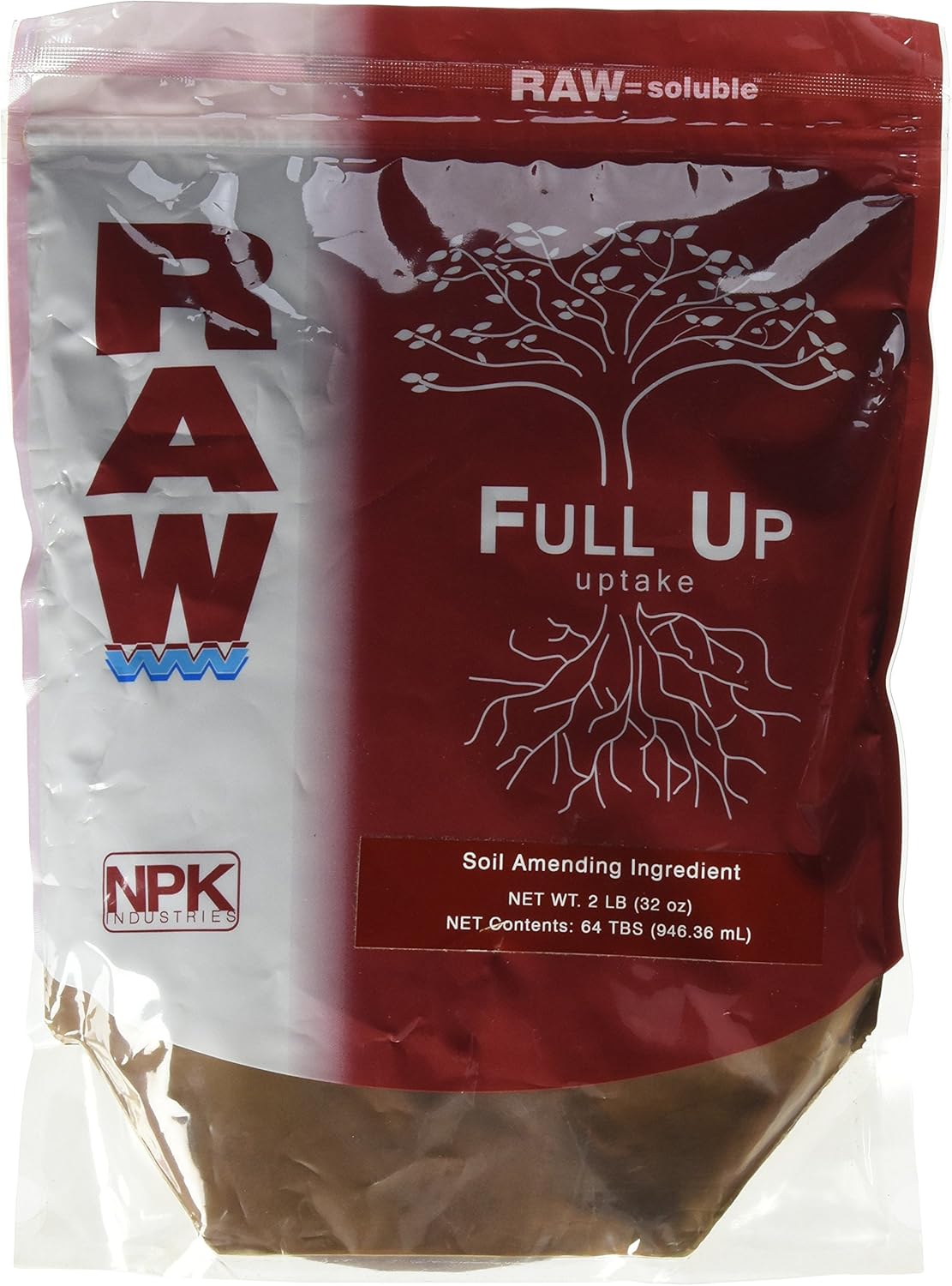 NPK Industries 100533852 Raw Full up Fertilizers, 2 Pound, White