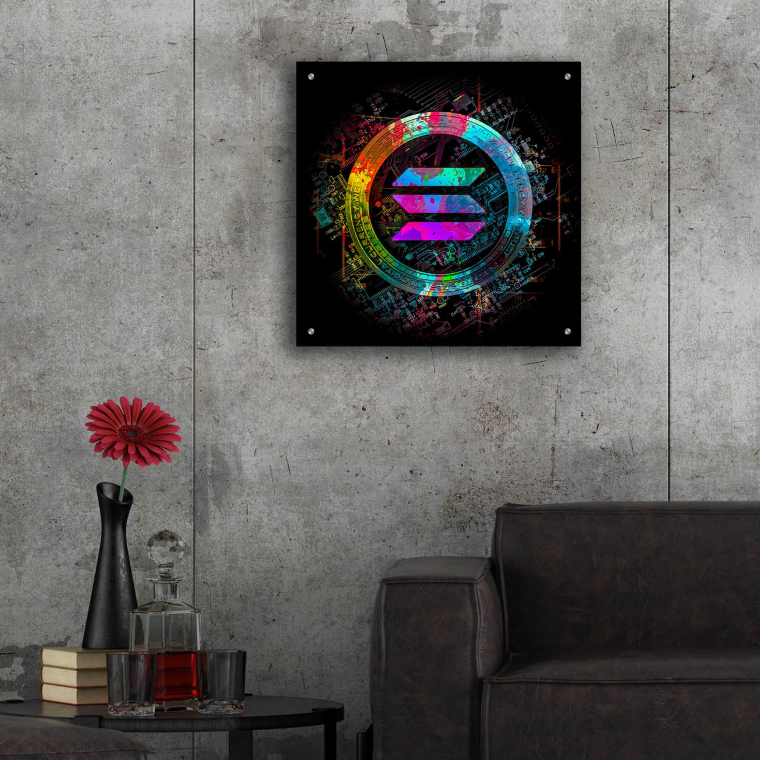 Amazon.com: Epic Art 'Solana Crypto Giga Coin' by Epic Portfolio