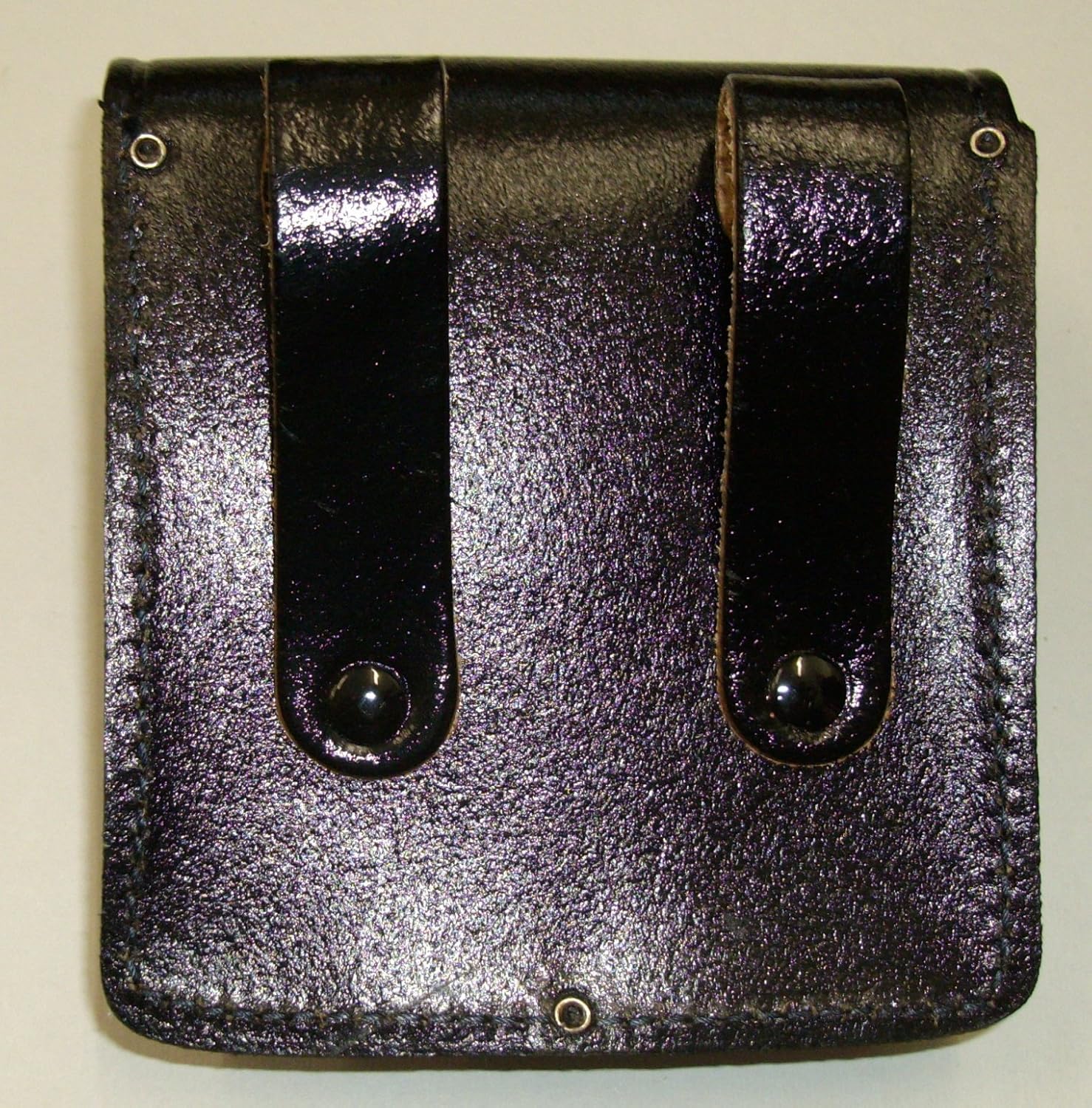 KOZUCHI PC-01 Black Floor Leather Parts Case, Large