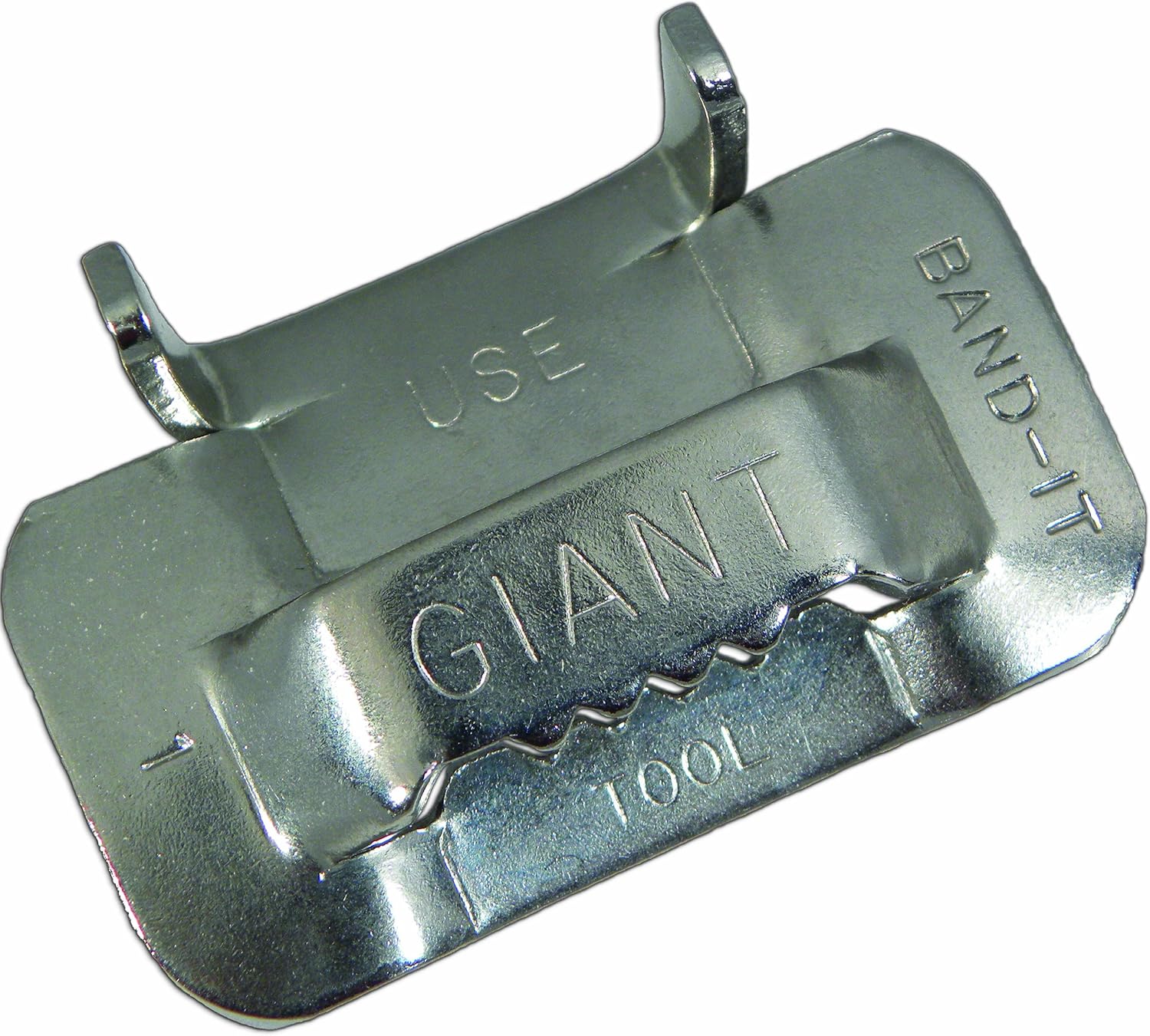 BAND-IT G44199 1.0" Wide, 201 Stainless Steel Giant Ear-Lokt Buckle (25 Per Box)