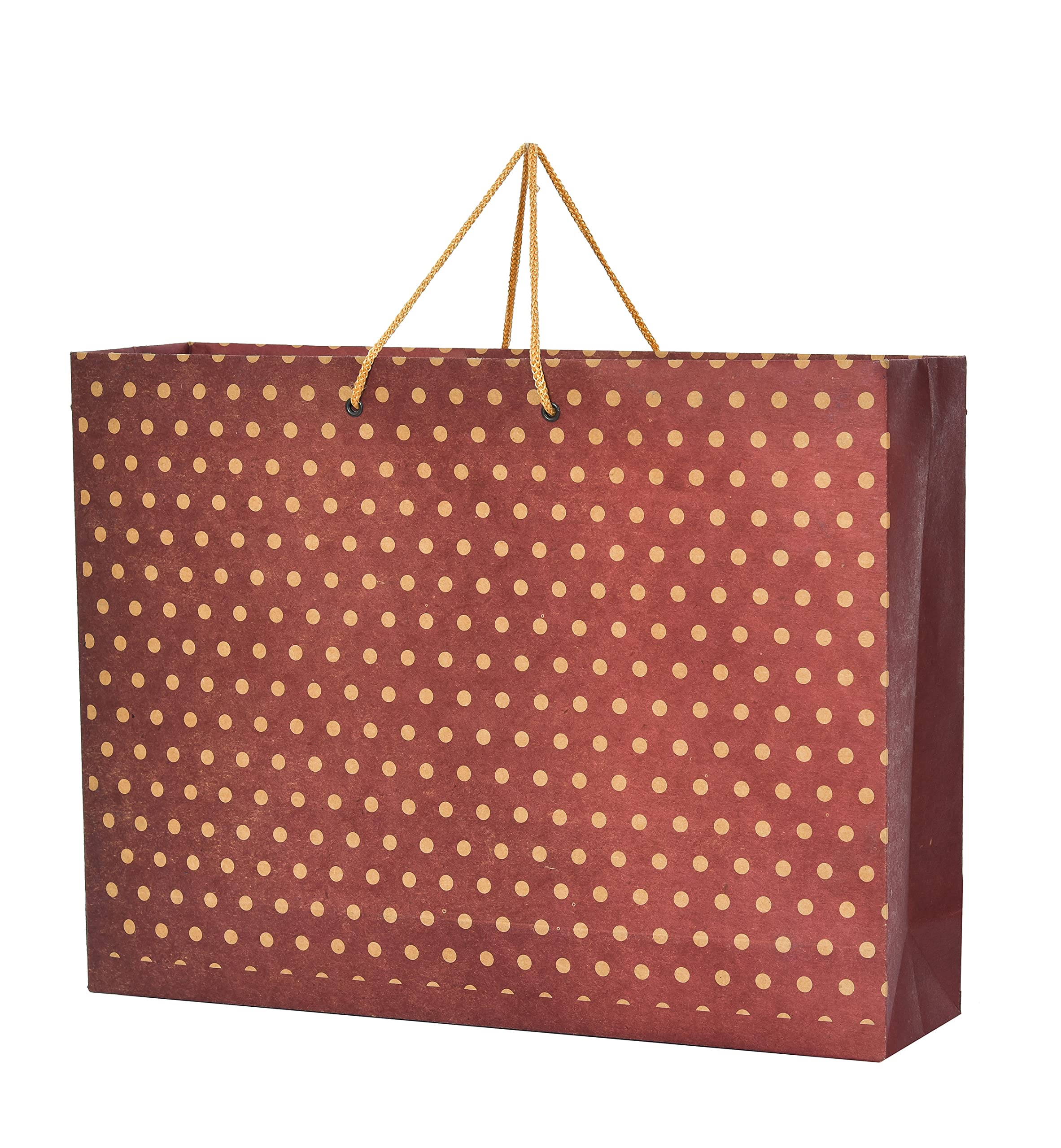 PPJ ® - POLKA CRAFT BROWN (10 Pcs.) (WEDDING) PAPER CARRY BAG, 16 Inch X 12 Inch X 4 Inch for DIWALI/WEDDING/FUNCTION/BIRTHDAY/RETURN GIFTS/CHRISTMAS (Pack of 10) (B0BN2HRCCV) Amazon Price History, Amazon Price Tracker