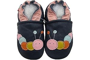 sayoyo baby shoes: Toddler Kids Unisex Slipper Animal Flower Soft Sole Leather Baby Shoes