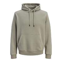 JACK & JONES Jjebradley - Felpa con Cappuccio Noos, Vetiver