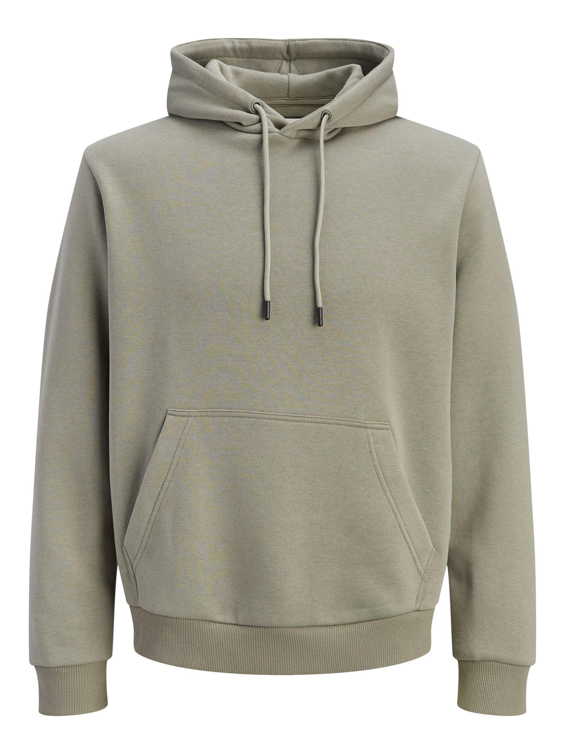 Jack & Jones Herren Jack & Jones Male Kapuzenpullover Einfarbig Kapuzenpullover Jjebradley Sweat Hood Noos (1er Pack)