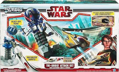 Miniatura 2 de Hasbro Cargador de velocidad Star Wars Octuparra Tri-Droid con 1 VH
