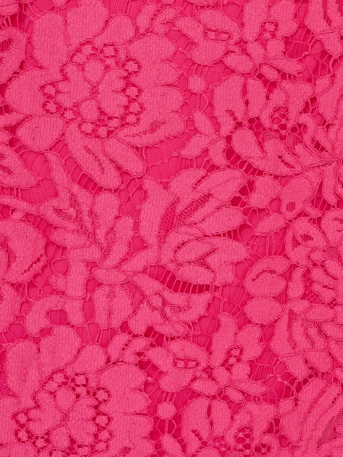 Adrianna Papell Womens Lace Tuxedo Short Dress - Image 3