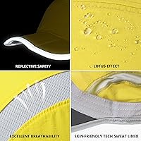 Vista 62 de GADIEMKENSD Sombrero reflectante plegable para exteriores, diseño sin estructura, protección solar UPF 50+, sombreros deportivos para mujeres