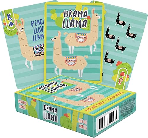AQUARIUS Cartas de juego de llamas bonita baraja de cartas con temática de llama para tus juegos de cartas favoritos mercancía de llama y