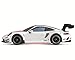 Carrera Hybrid Racing Car Porsche 911 GT3 R White Lightning 1:50 Scale Front and Rear Lights USB-C Rechargeable RC Additional Vehicle