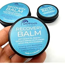 Wave Tools All Natural Recovery Balm Soothe Small Batch Pure Essential Oils Ideal for Massage in Metal Tin