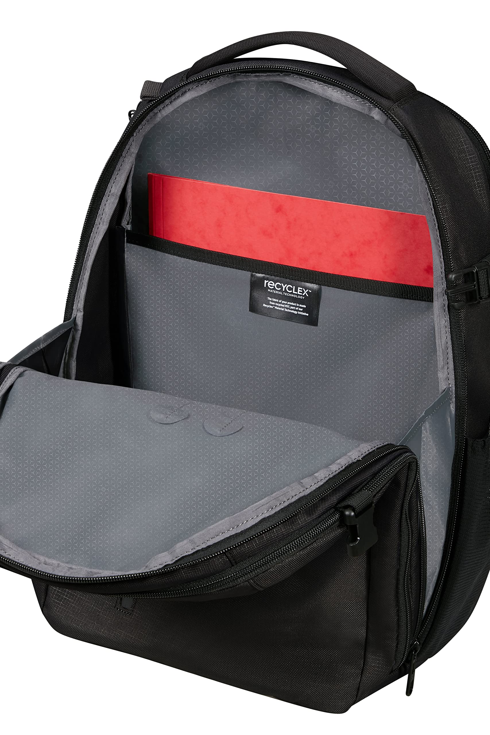 Samsonite Roader - Zaino per laptop da 15,6 pollici, 44 cm, 24 L, nero (Deep Black)