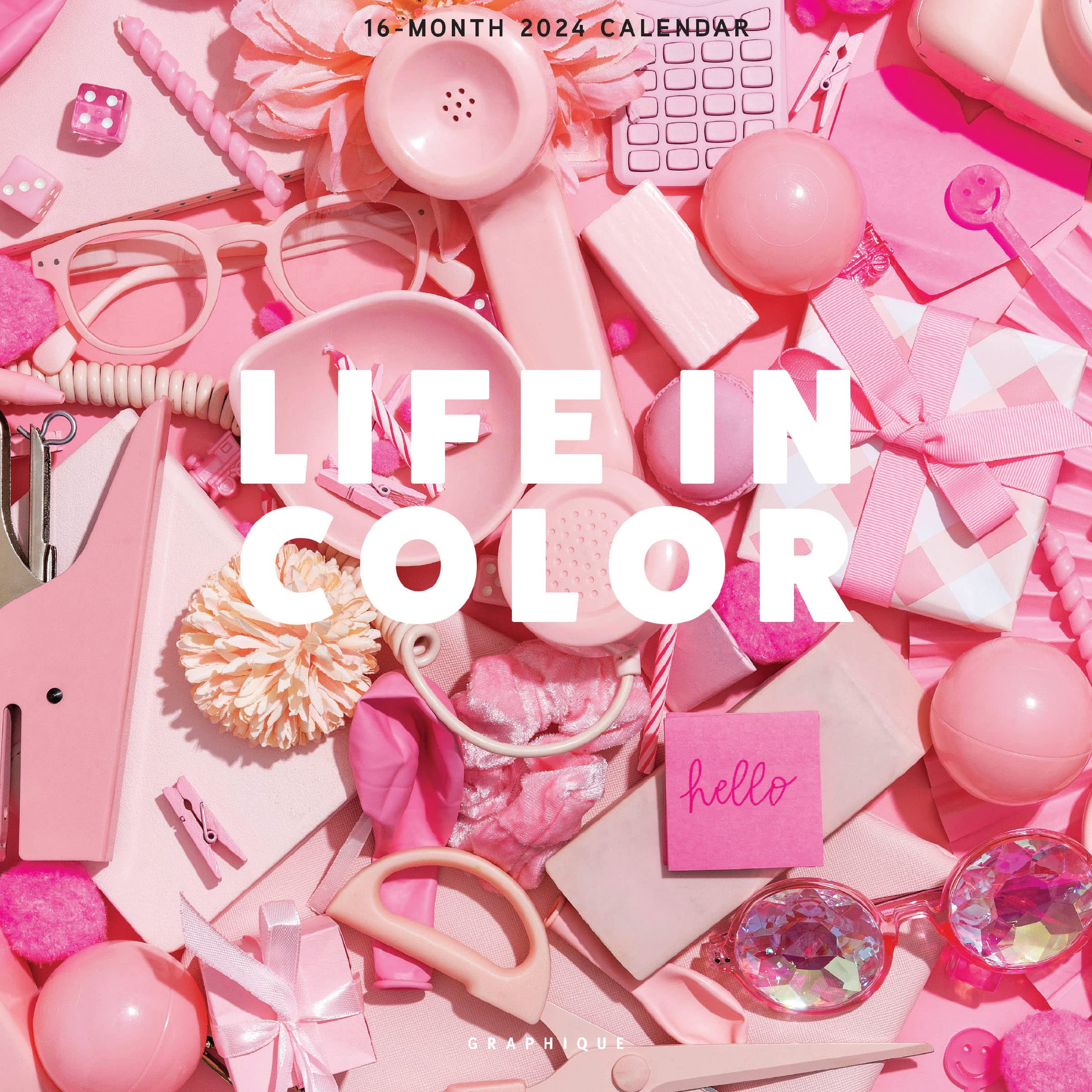 Graphique 2024 Life in Color Wall Calendar