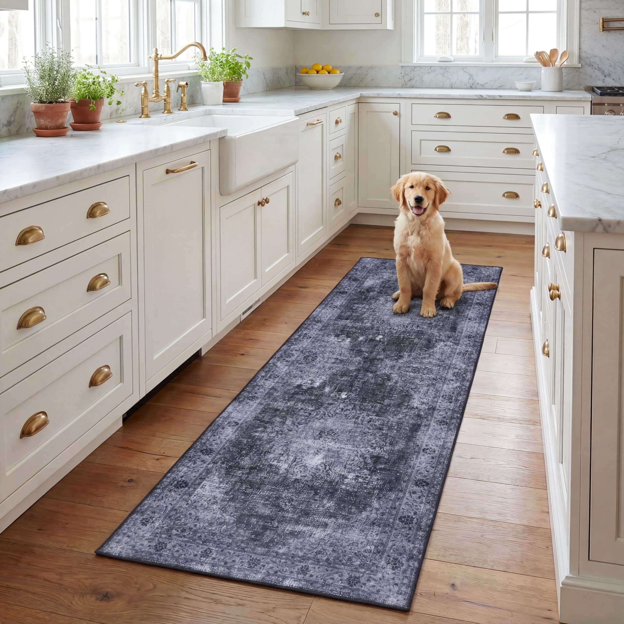Tapis de cuisine lavable et antidérapant pour éviter les glissades