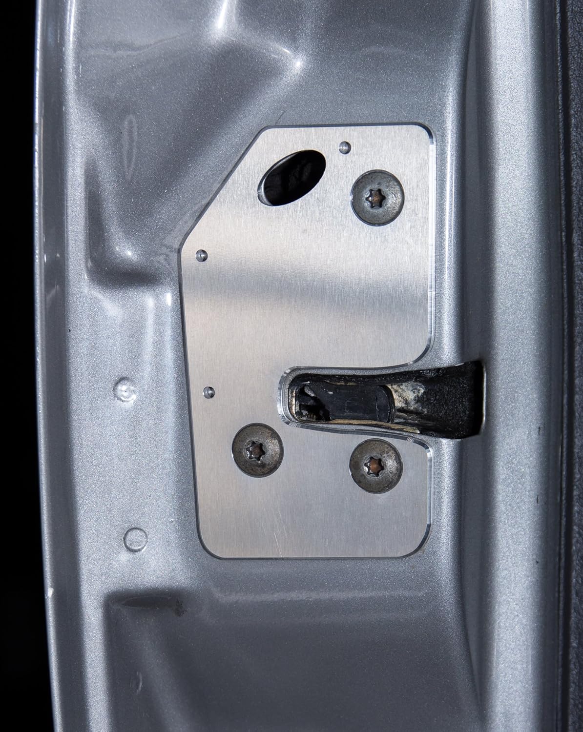 CS Works Door Latch Repair & Reinforcement Plate with replacement bolts fits Jeep Cherokee (XJ) 97-01 LEFT/DRIVER