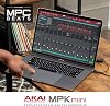 Akai Professional MPK Mini MK3 25 Key USB MIDI Keyboard Controller With 8 Backlit Drum Pads, 8 Knobs, Music Production Software and Native Instruments Sound Package (NKS Integration), Destroyer Grey