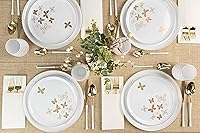 Vista 95 de [30 Pack 16 OZ Bowls] Edge Collection Mint Green Plastic Party Soup Bowls Premium heavyweight Elegant Disposable Tableware Dishes