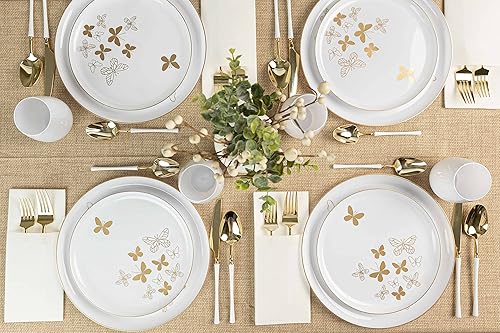 Miniatura 95 de [30 Pack 16 OZ Bowls] Edge Collection Mint Green Plastic Party Soup Bowls Premium heavyweight Elegant Disposable Tableware Dishes