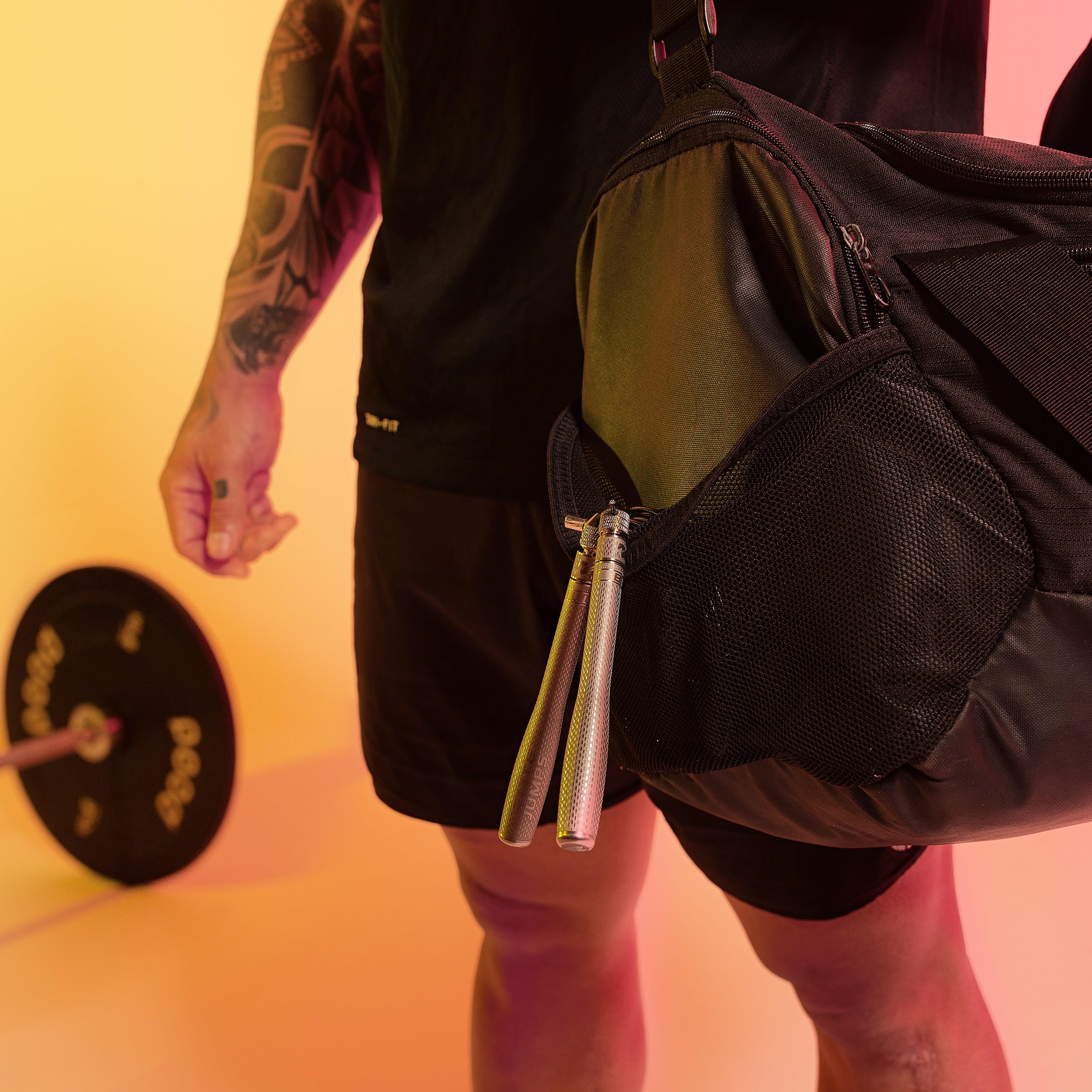 Elite Jumps Bullet Comp - Corda per saltare veloce per allenamento doppio Under WOD, corda professionale ad alte prestazioni per allenamento e fitness, leggera e resistente per allenamento