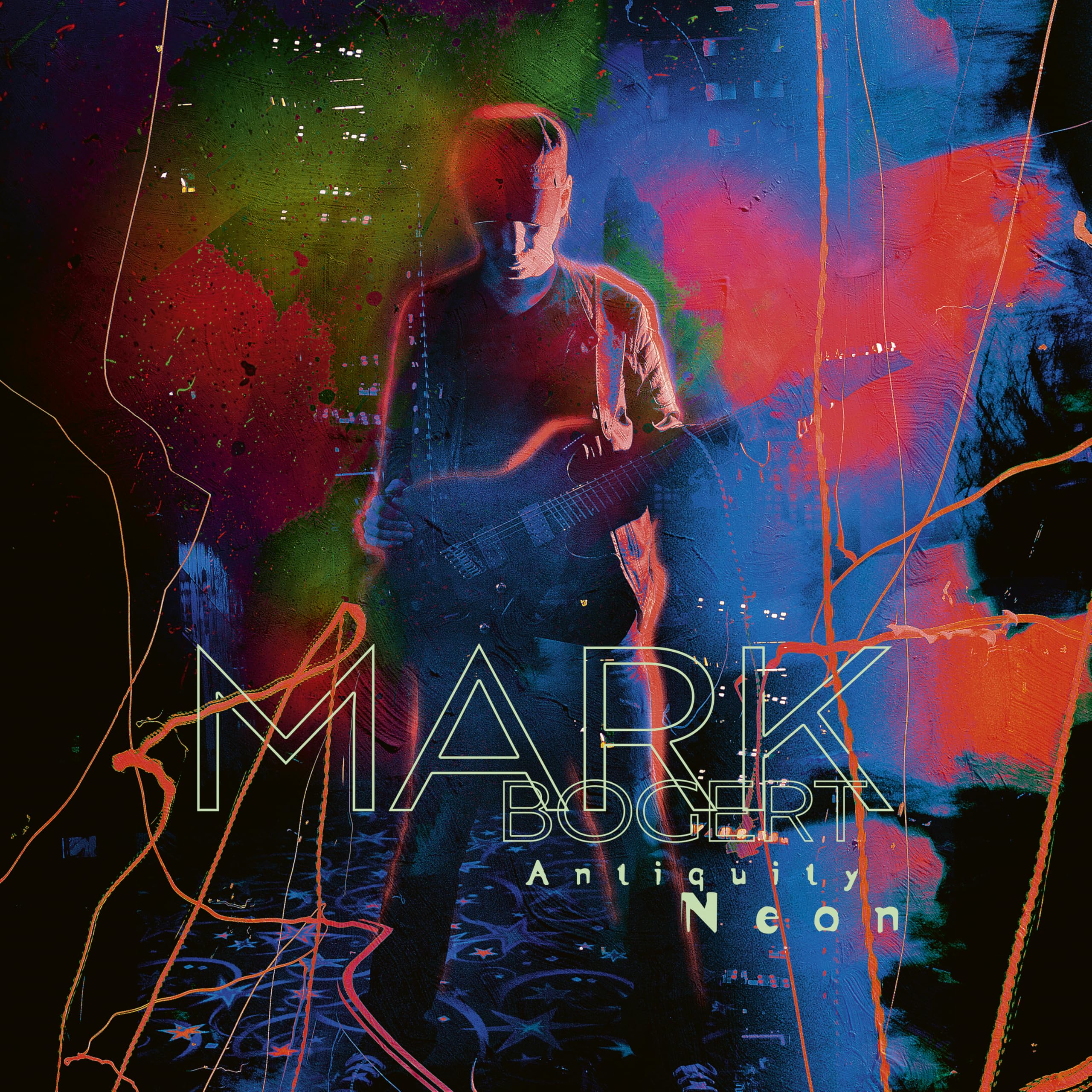 Mark Bogert Antiquity Neon (dolphin: Crystal Clear & Solid Blue Vinyl) LP New 87