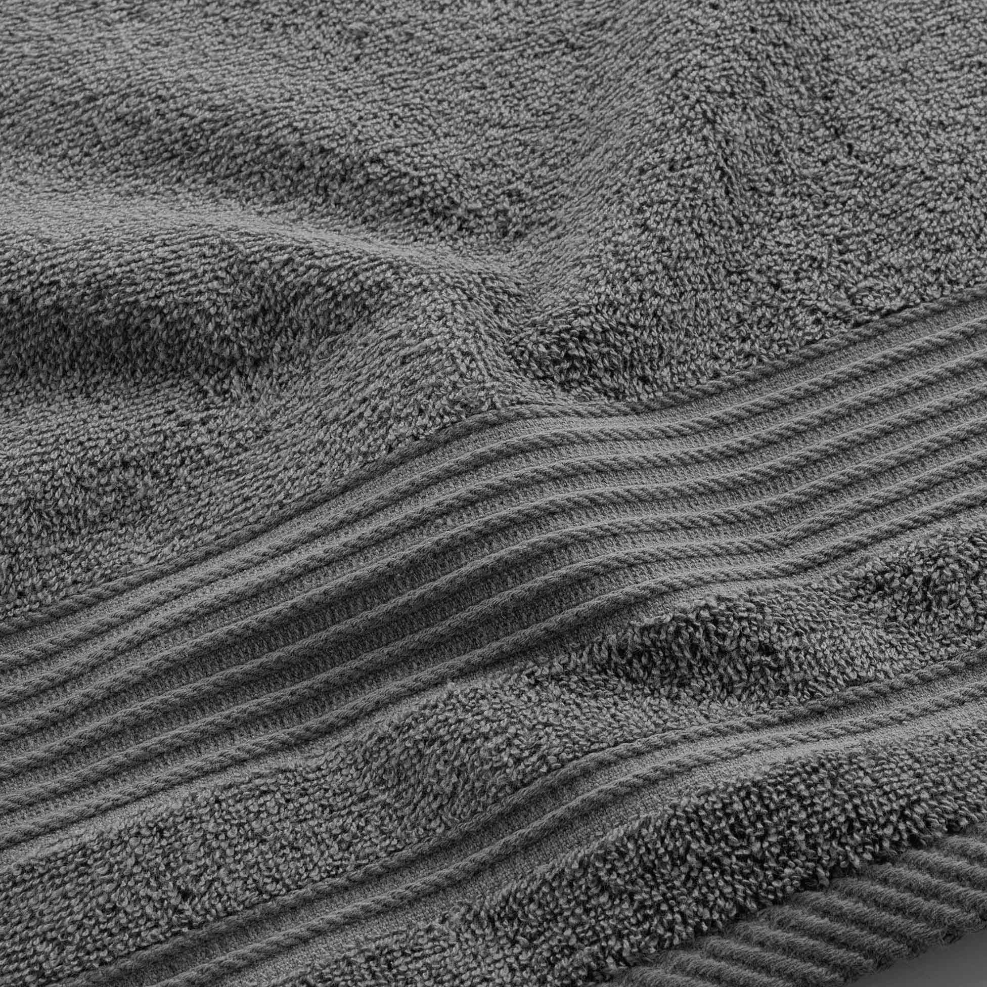 Douceur d'Intérieur Toilet Towel, Cotton, Anthracite, 50 x 90 cm, Charcoal - Image 4