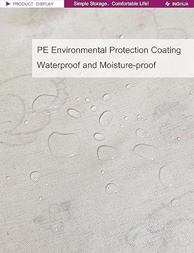 Vista 155 de Cesta de almacenamiento rectangular para juguetes, libros, ropa, regalos, mascotas, perfecto para el hogar, oficina, guardería, dormitorio, Rec