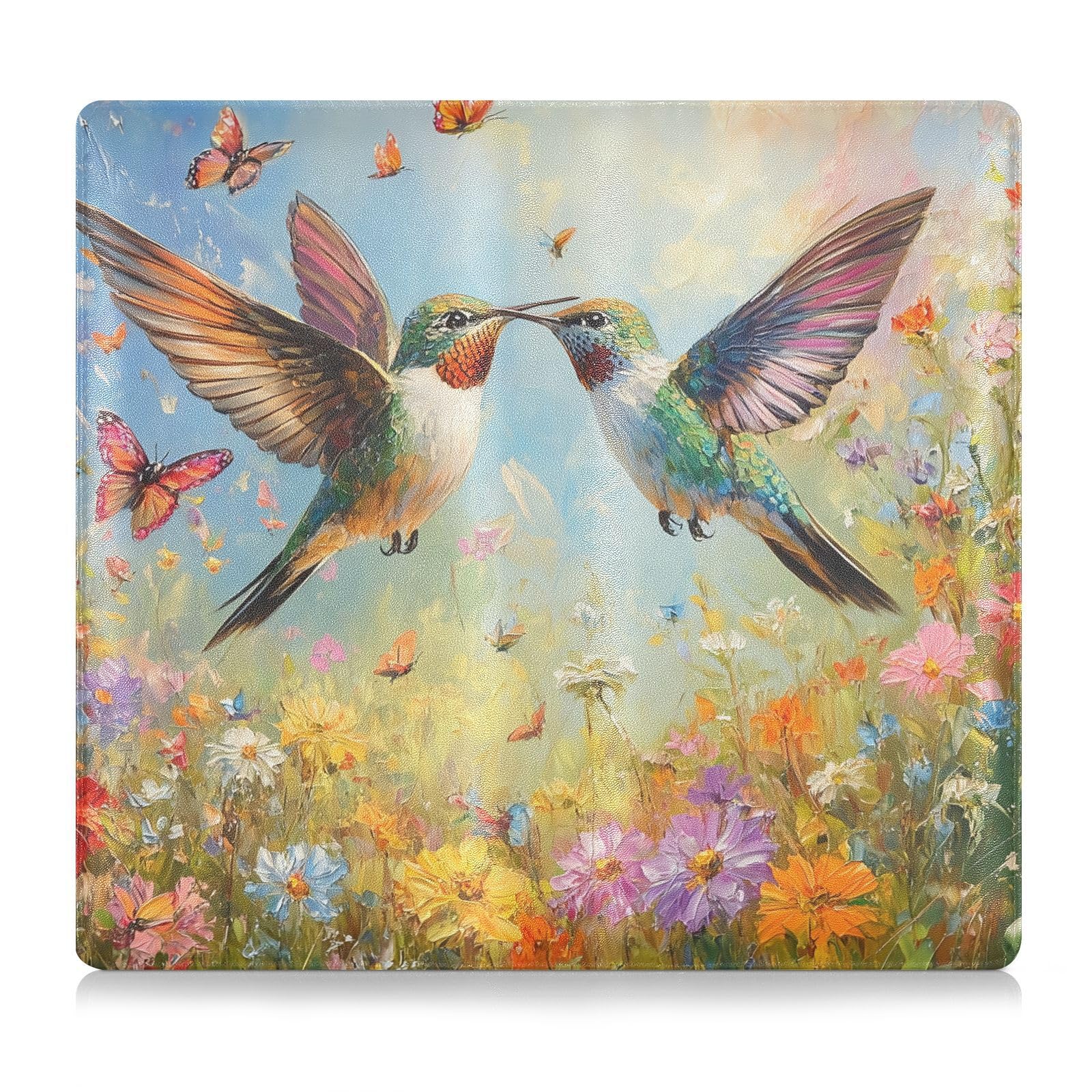 CEBUGI Hummingbirds Flowers Car Registration and Insurance Holder Glove Box Organizers Wallet Case for Documents Organizer,4.92