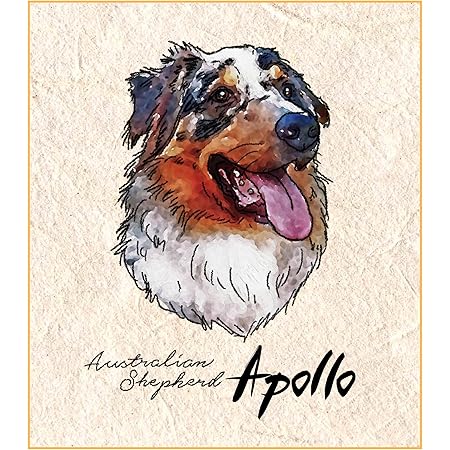 Amazon Printon 愛犬ペットの肖像画 一頭 お顔のみ 色紙サイズ デジタル水彩 作画行程表付き 似顔絵 Pet Goods Net メモリアル用品 通販