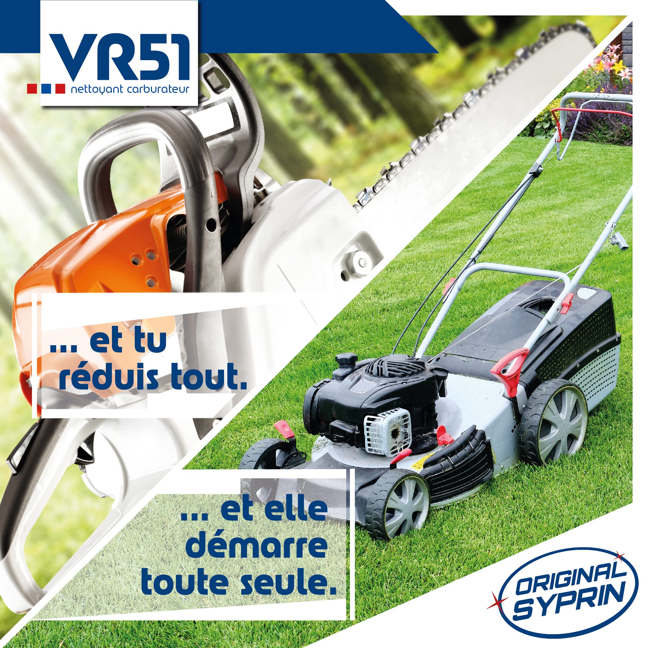 SYPRIN Original Carburetor Cleaner VR51 pour les moteurs à essence 2 temps - adapté à la voiture et à la moto I Additif pour le nettoyage du carburateur Additif (3x 250ml) | Convient pour la voiture et la moto - Additif pour le nettoyage du carburateur