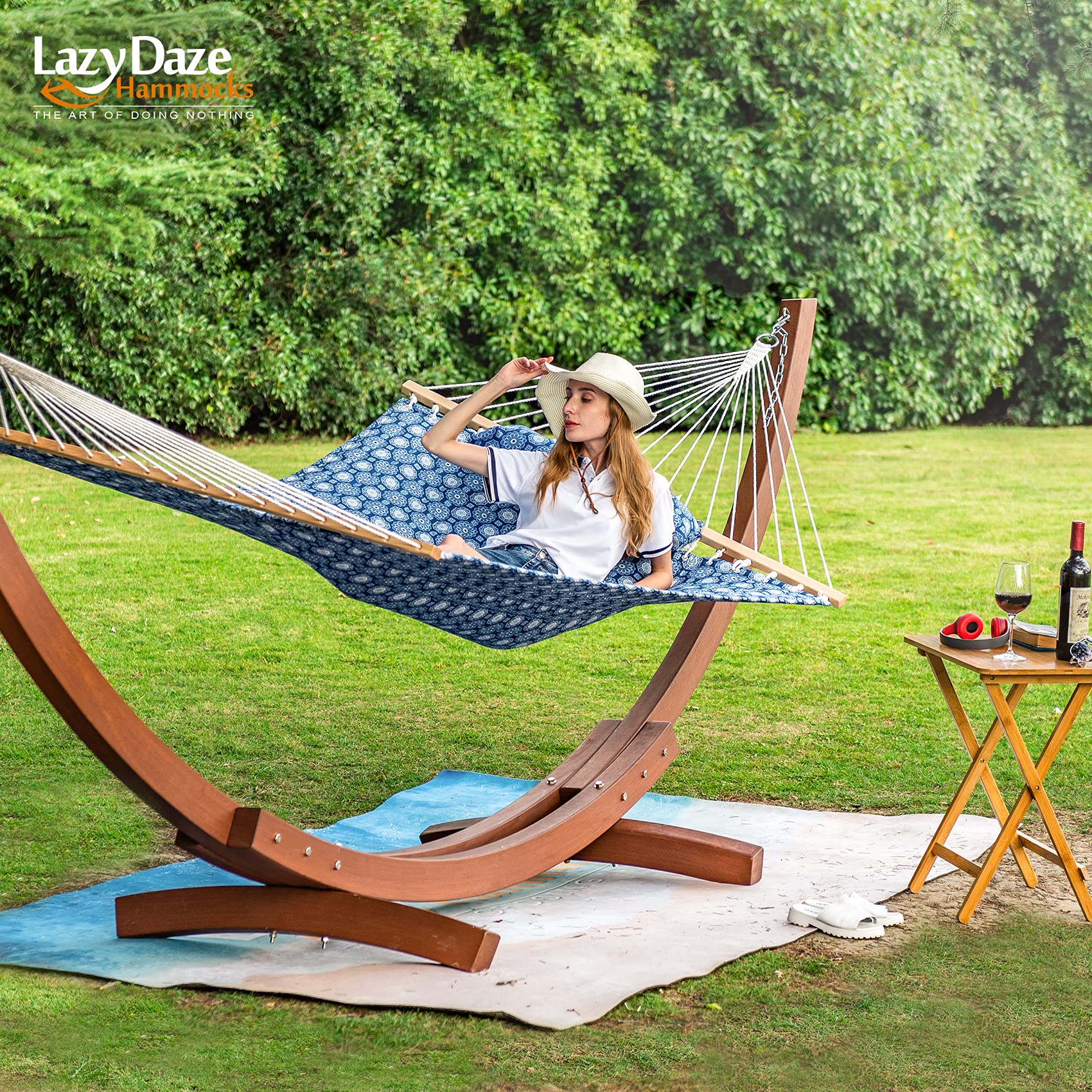 GLADIATOR II ブランケット Amazon.com : Lazy Daze Hammocks 12 FT Double Quilted Fabric