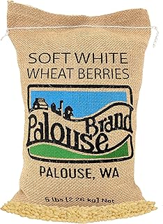 Soft White Wheat Berries | 5 LBS | Family Farmed in Washington State | 100% Desiccant Free | Non-GMO Project Verified | 10...