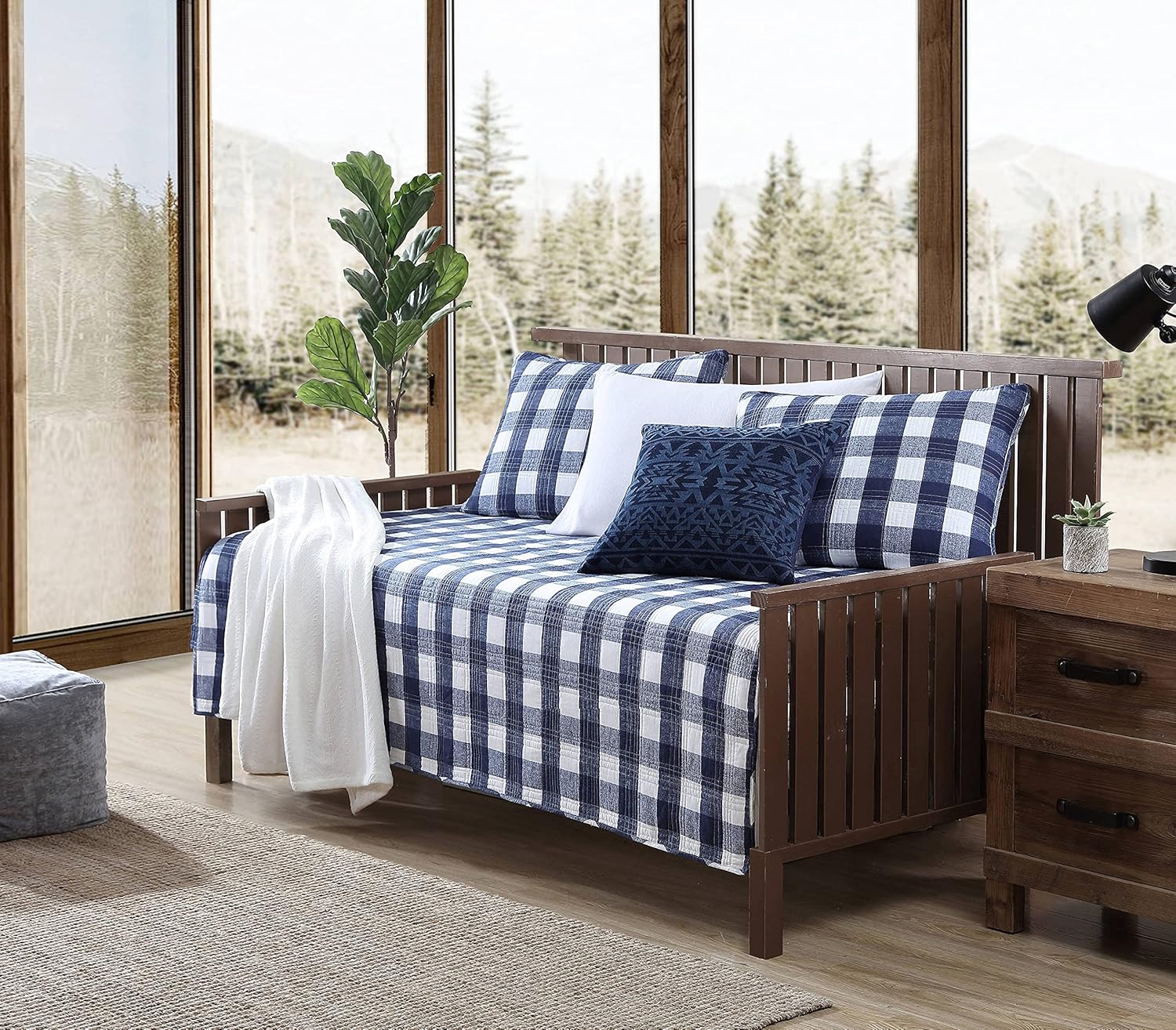 Eddie Bauer Daybed Quilt Set, Reversible Cotton Bedding